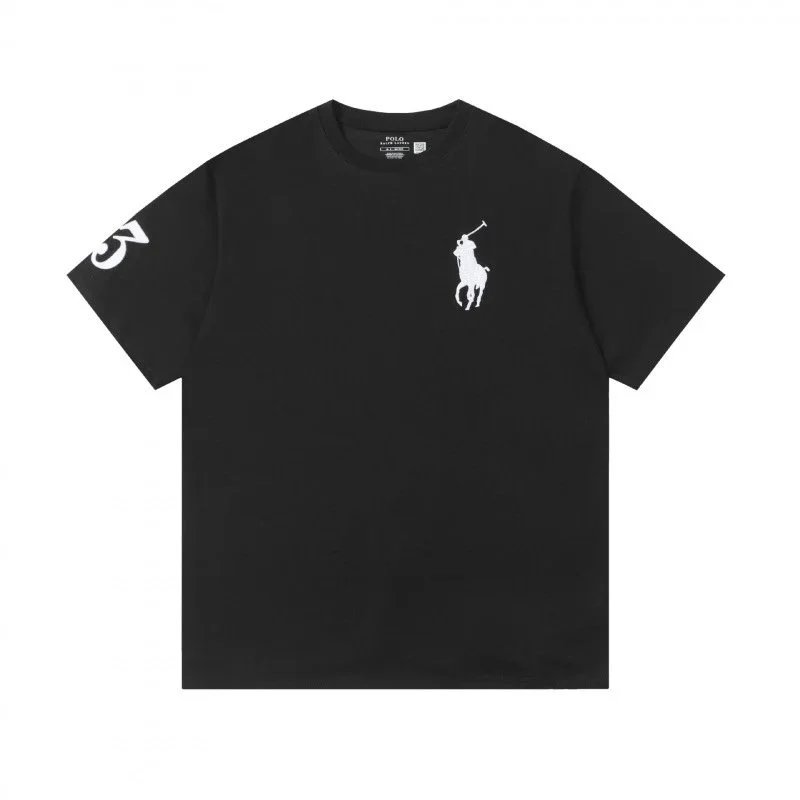 Polo Ralph Lauren T-Shirts Big Pony short-sleeve T-shirt with "3" sleeve graphic — YP-010
