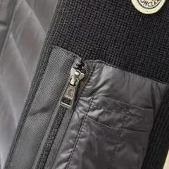 Moncler Down Jackets Quilted jacket with knit sleeves image 8
