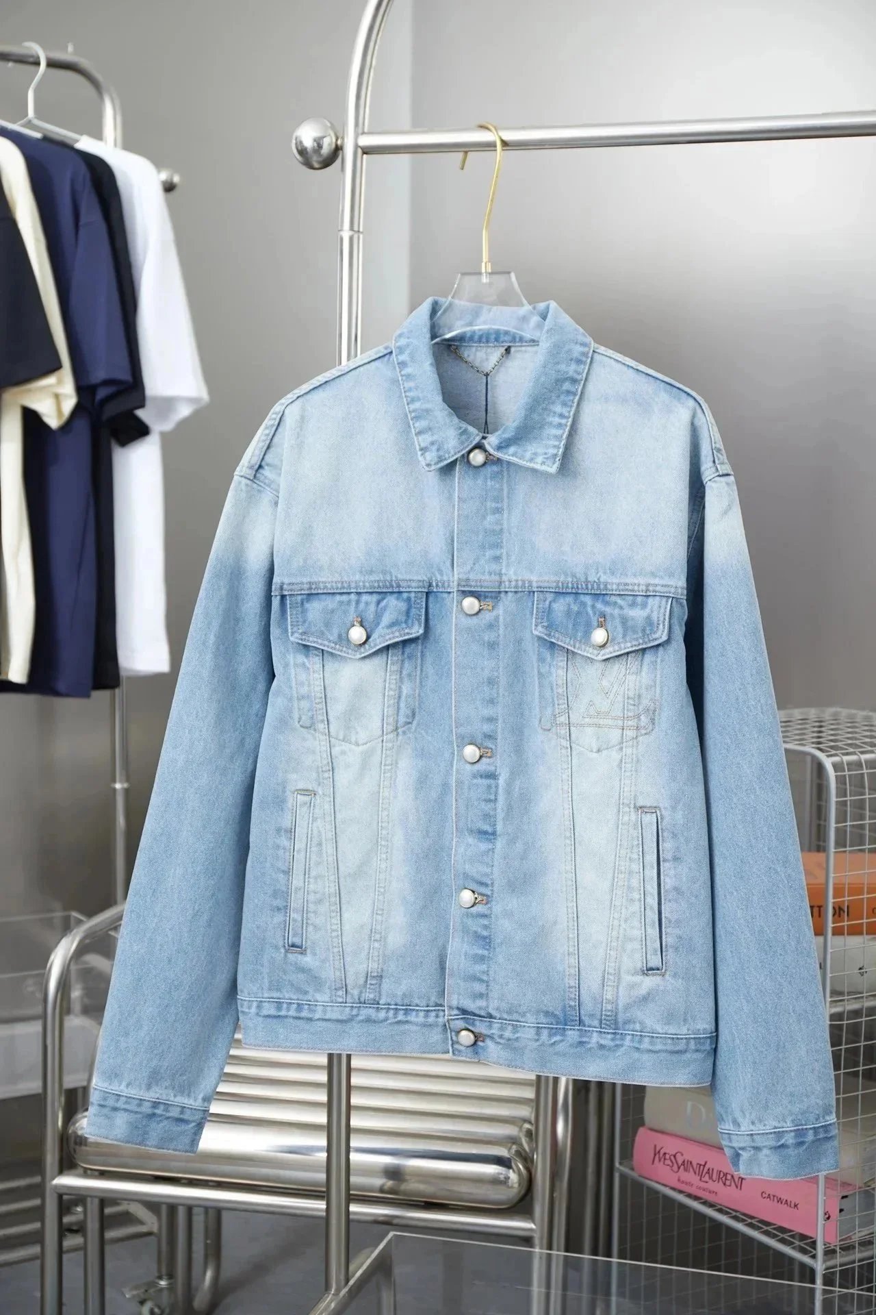 Louis Vuitton Jackets Assorted logo-print and patchwork designs — Lou-42