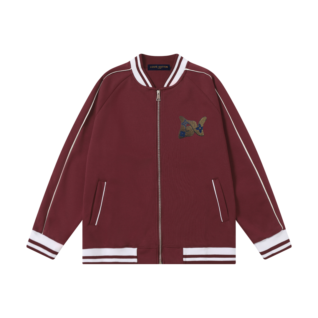 Louis Vuitton Jackets Assorted logo-print and patchwork designs — Lou-46