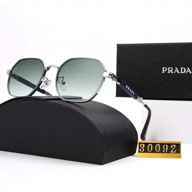 Prada Eyewear 30092 geometric-frame sunglasses product detail image 15