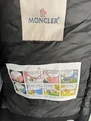 Moncler Down Jackets Quilted jacket with knit sleeves product detail image 2