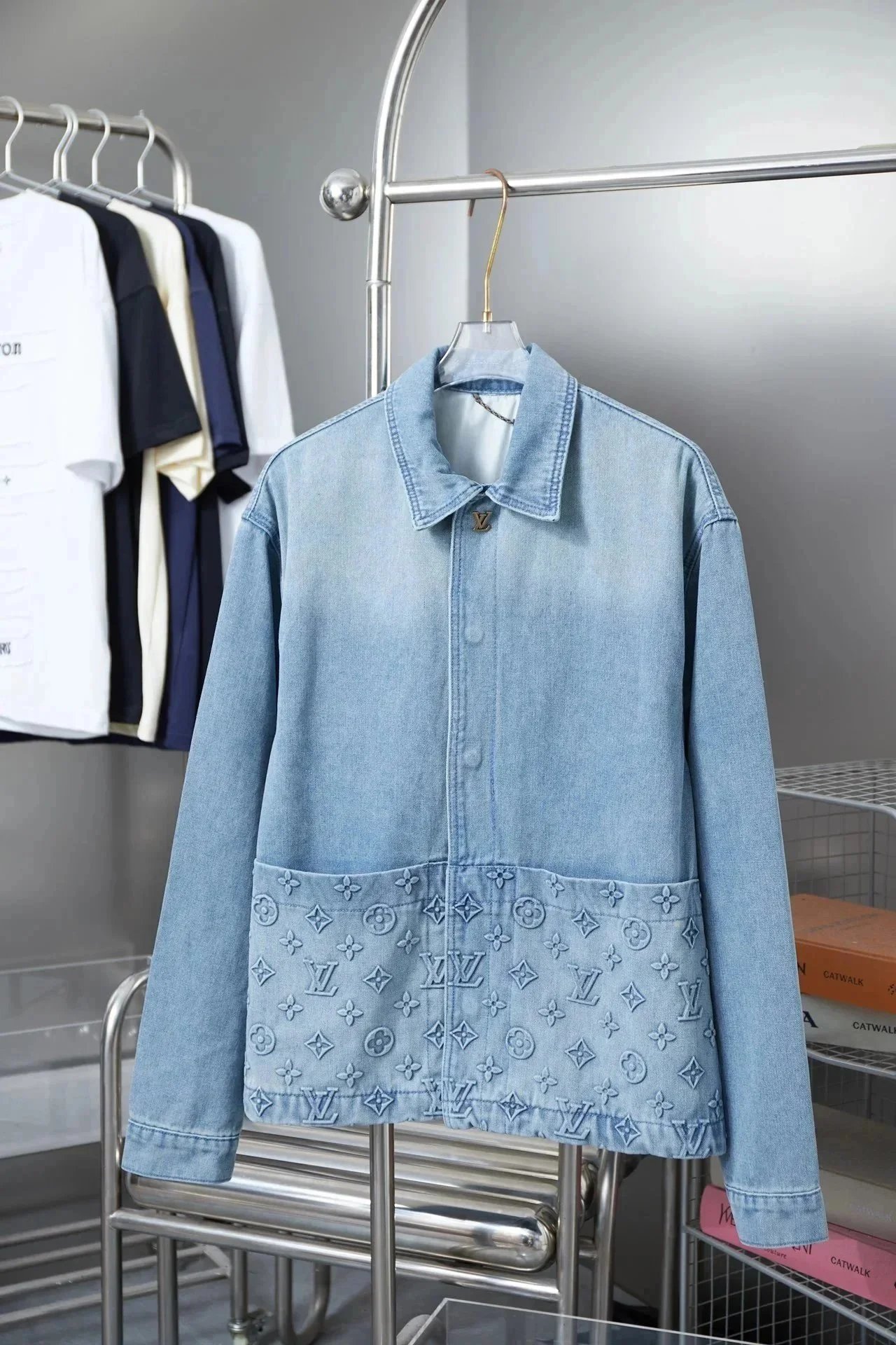 Louis Vuitton Jackets Assorted logo-print and patchwork designs — Lou-38