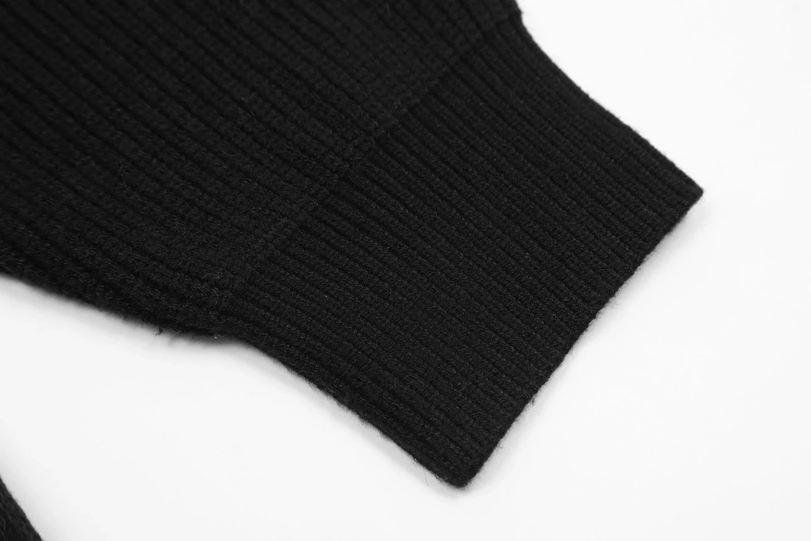 Prada Logo-Embroidered Ribbed Knit Sweater White - 16