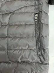 Design White Quilted Hooded Down Jacket - 14
