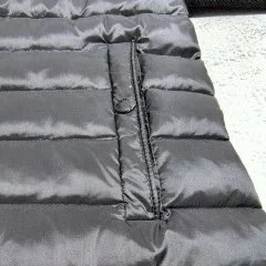 Moncler Down Jackets Quilted jacket with knit sleeves image 11