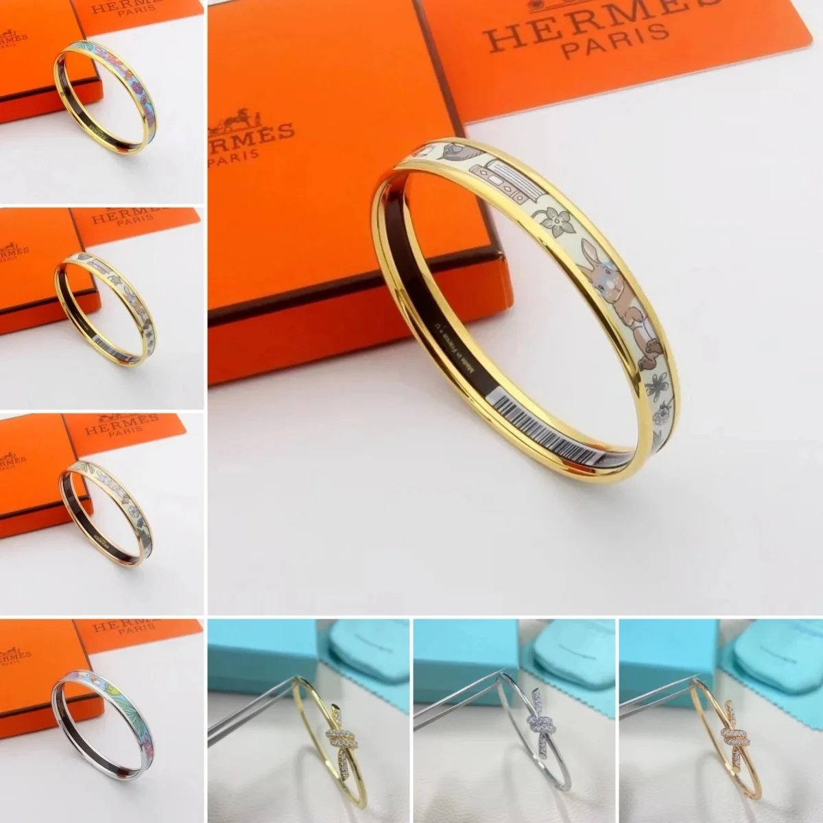 Hermes Enamel Bangle