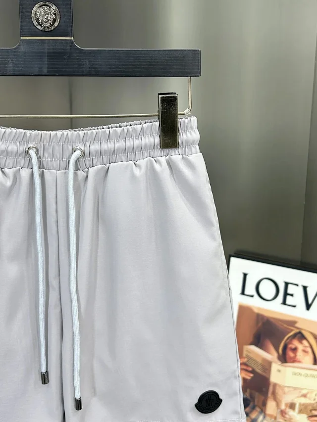 Moncler Shorts Drawstring nylon with logo patch product detail image 5