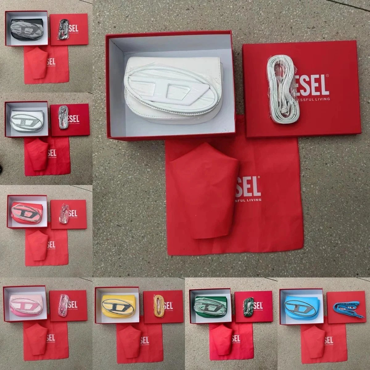 Diesel Oval White Le