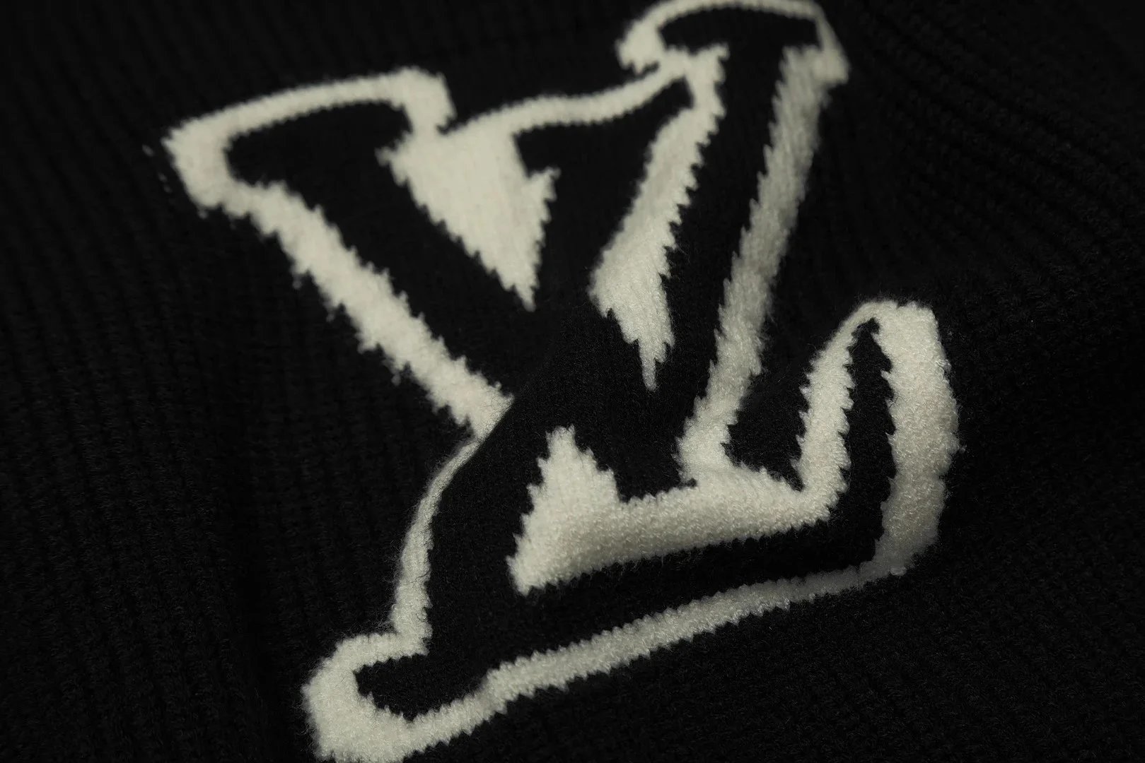 Prada Logo-Embroidered Ribbed Knit Sweater White - 18