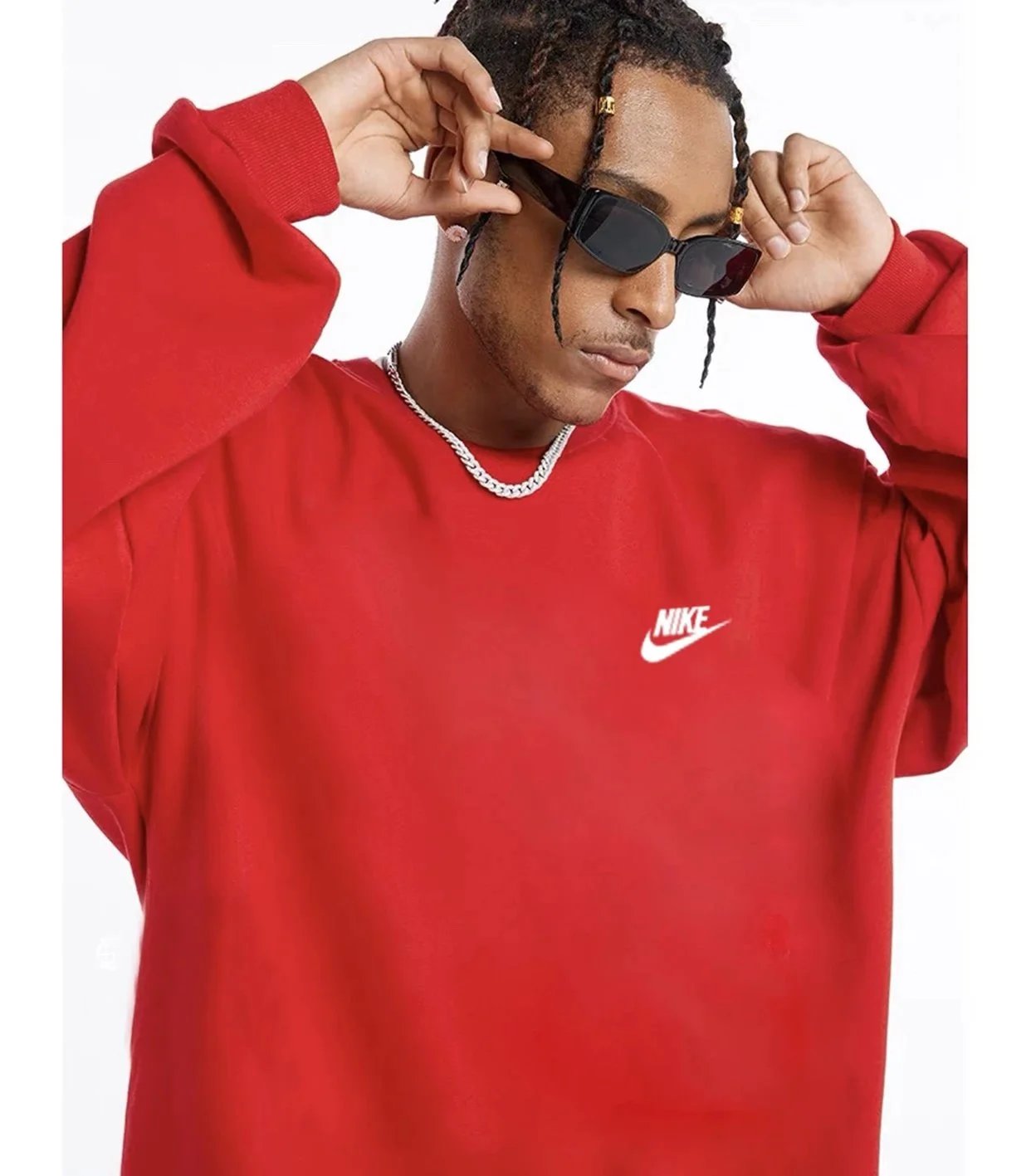 Nike Hoodies & Sweatshirts Crewneck Logo Sweatshirt image 3