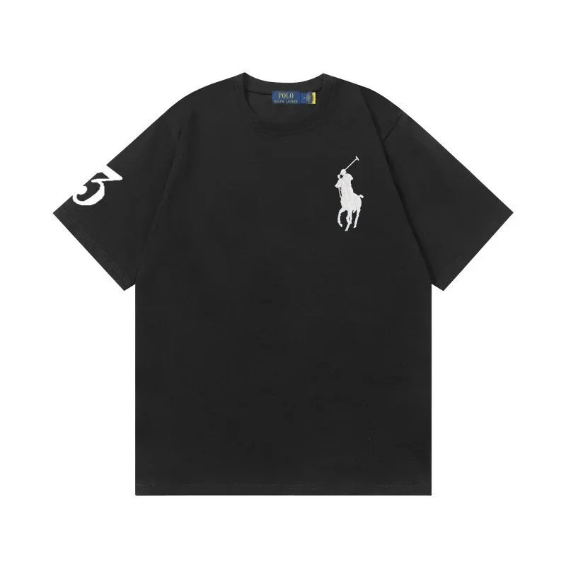 Polo Ralph Lauren T-Shirts Big Pony short-sleeve T-shirt with "3" sleeve graphic — YP-001