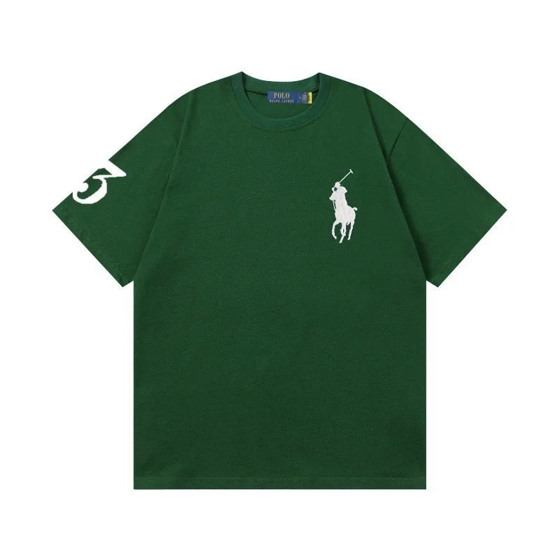 Polo Ralph Lauren T-Shirts Big Pony short-sleeve T-shirt with "3" sleeve graphic — YP-009