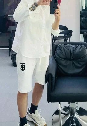 Balenciaga Shorts Drawstring Logo-Print image 2