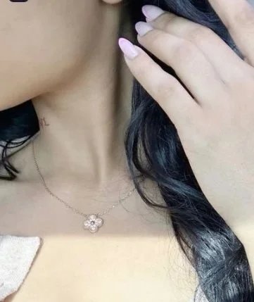 Van Cleef & Arpels Alhambra Pink Mother-of-Pearl Necklace Jewelry - 8
