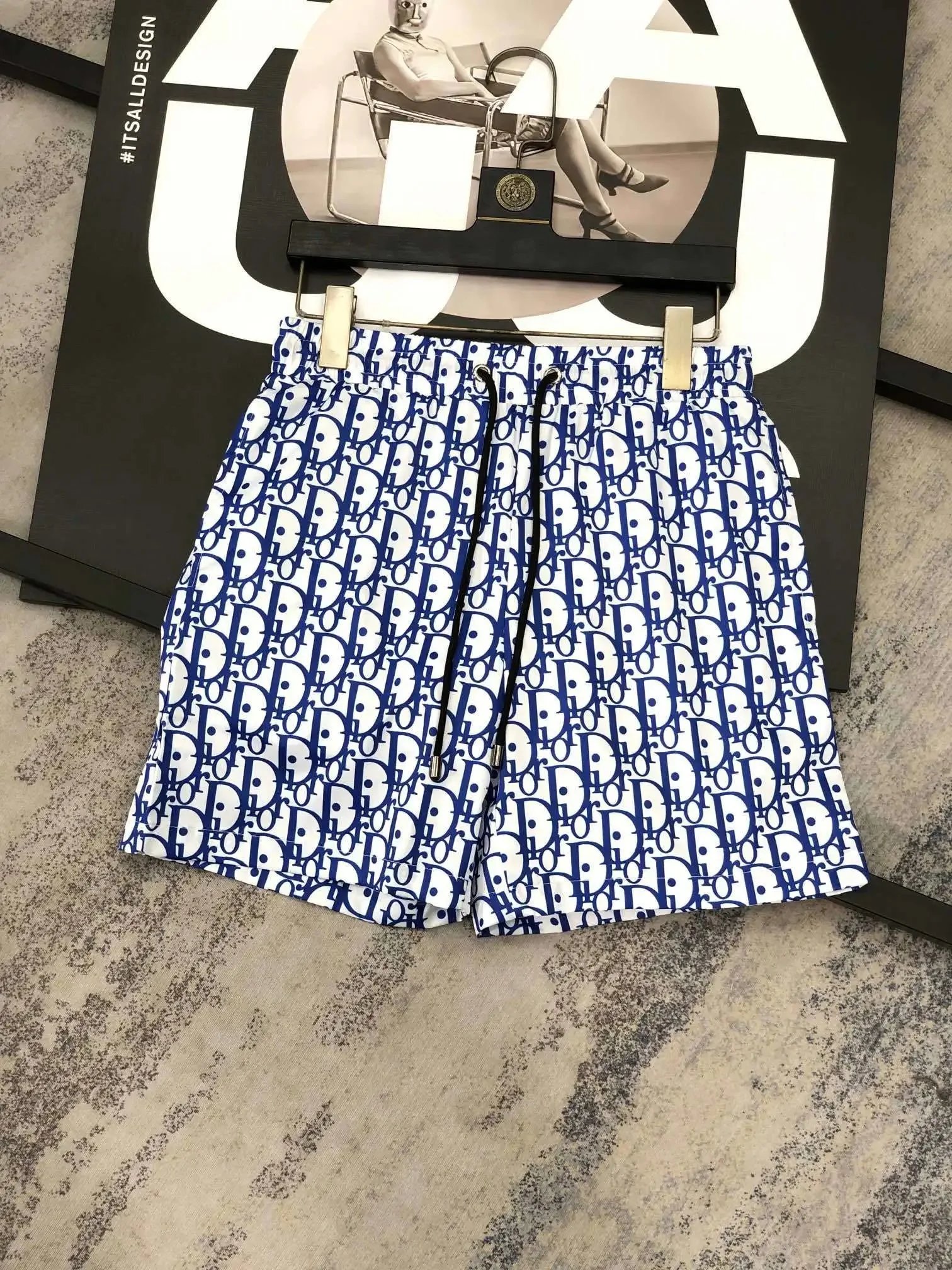 Fendi Shorts Monogram Drawstring — MM017