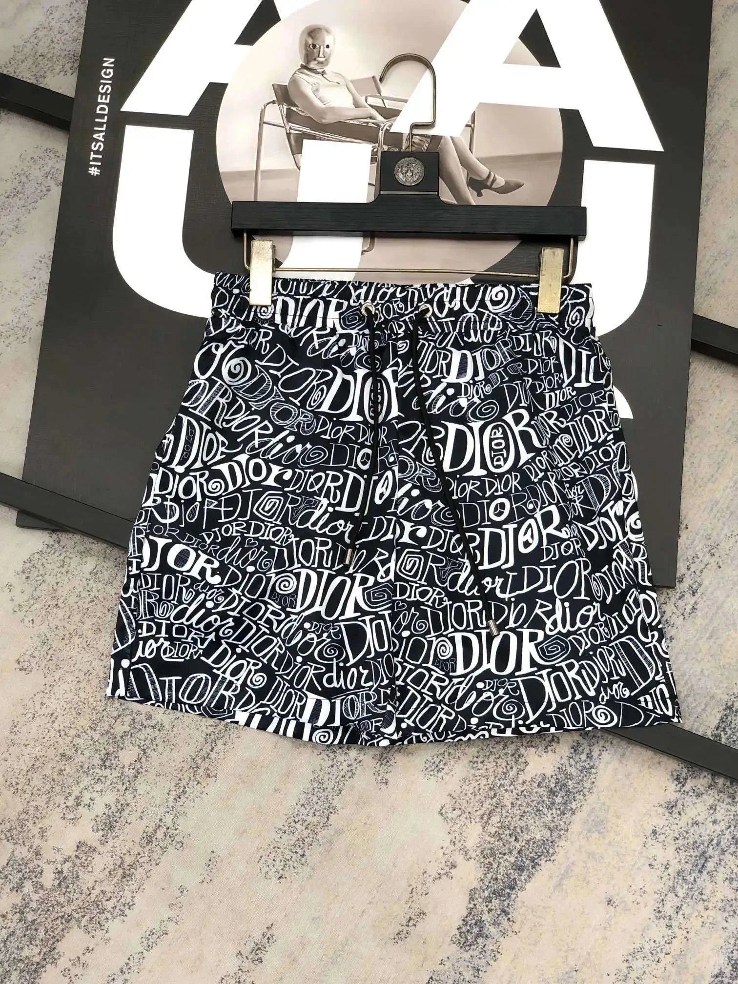 Fendi Shorts Monogram Drawstring — MM020