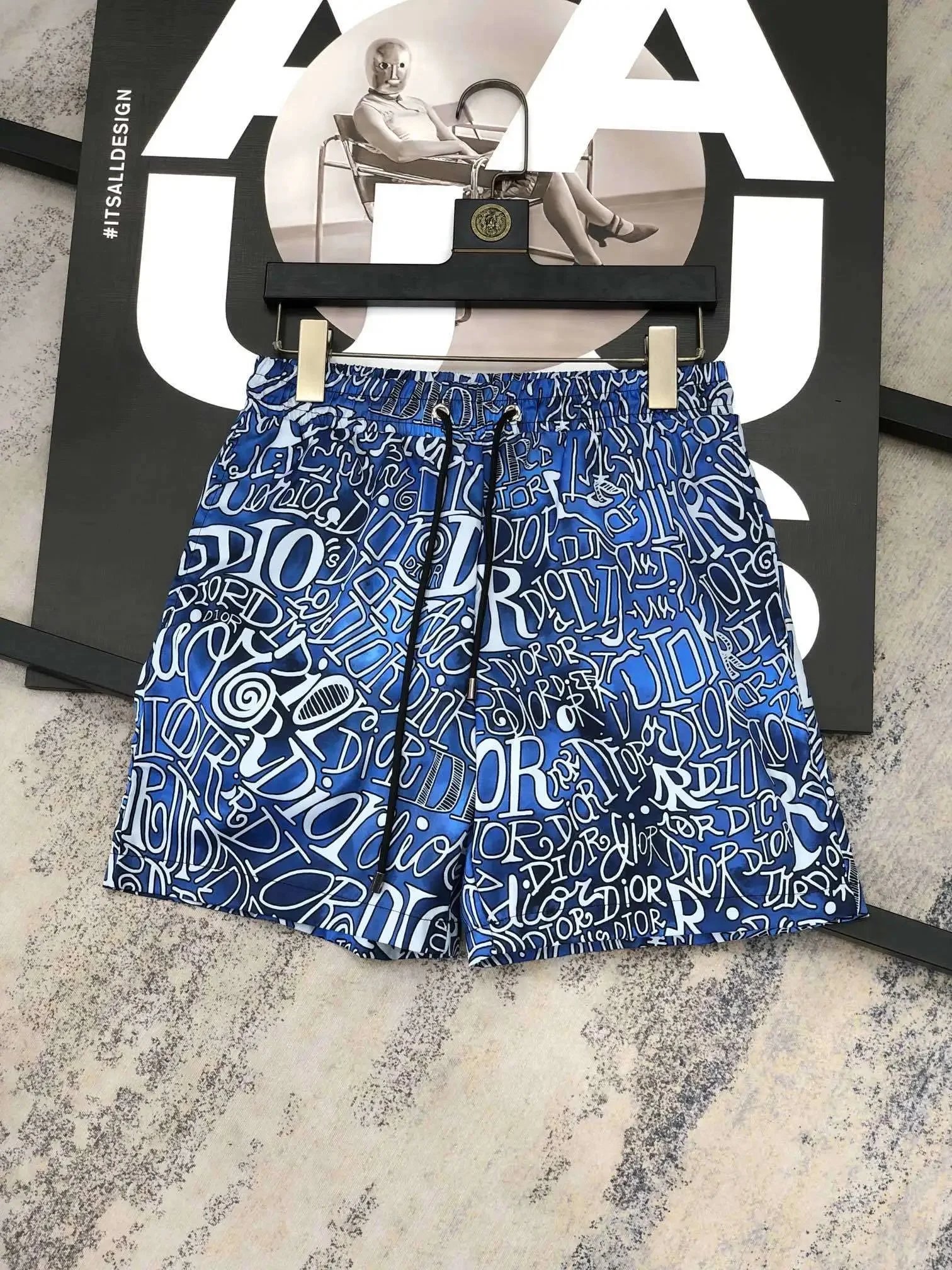 Fendi Shorts Monogram Drawstring — MM021