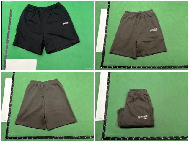 Balenciaga Shorts Drawstring Logo-Print product detail image 2