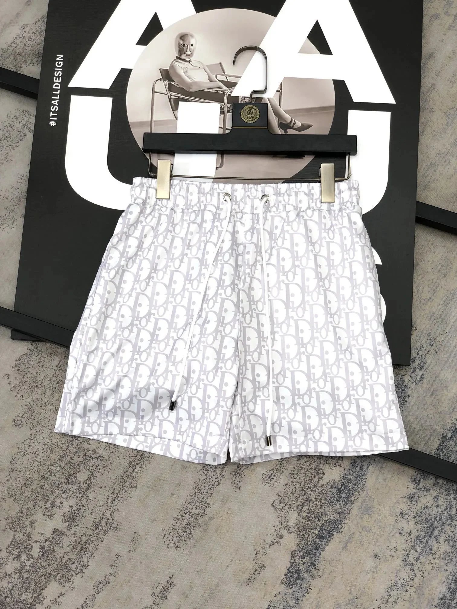 Fendi Shorts Monogram Drawstring — MM014