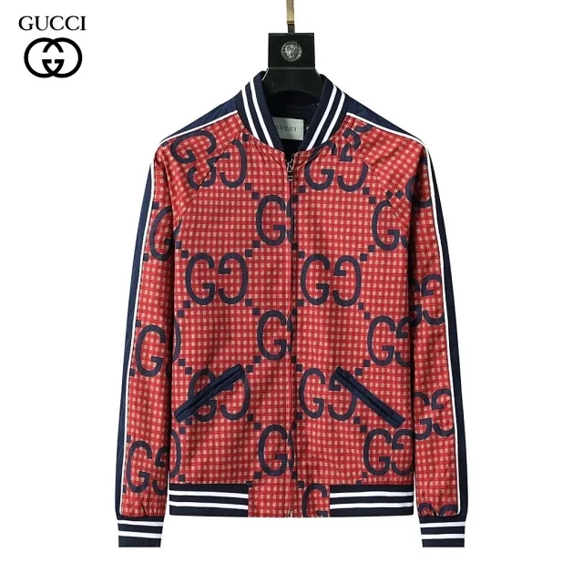 Gucci Jackets Monogram Zip-Up Hooded Jacket product detail image 18