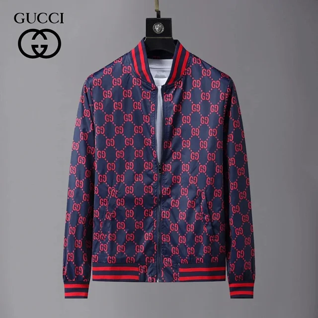 Gucci Jackets Monogram Zip-Up Hooded Jacket product detail image 31