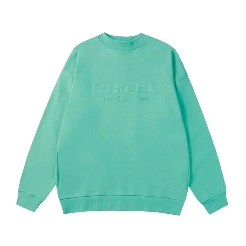 Fear of God Essentials Embossed Logo Mint Green Hoodie
