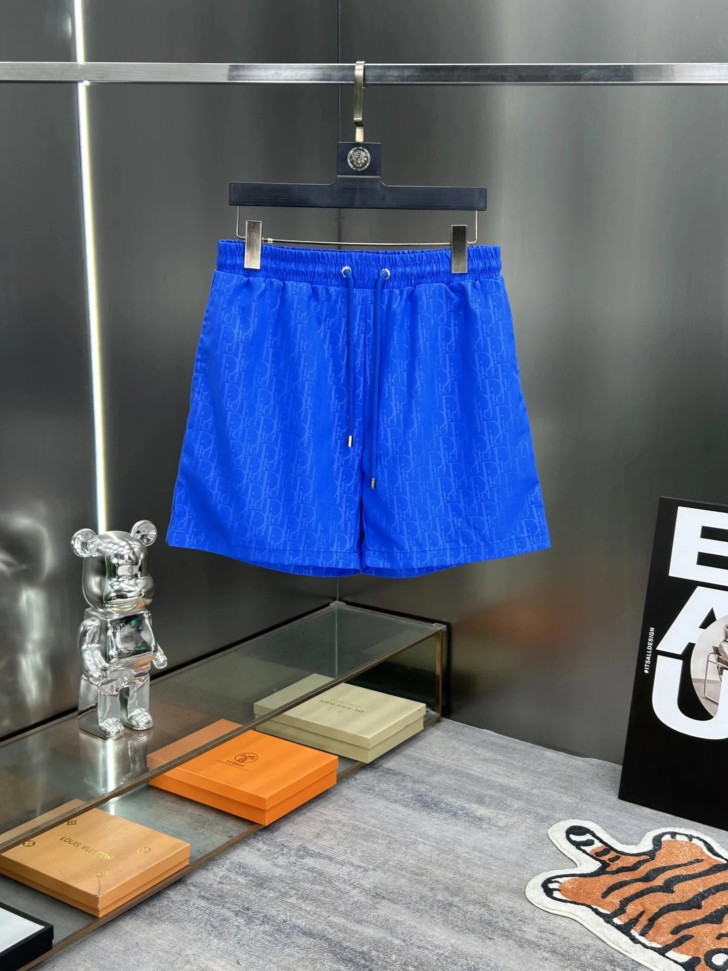 Dior Shorts Elastic-Waist Drawstring Printed — MMJ-025
