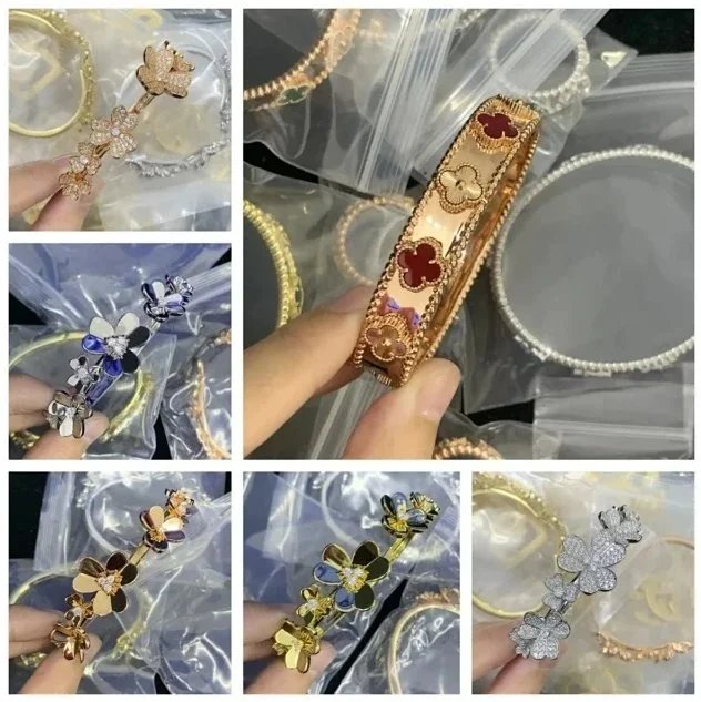 Gold Floral Crystal 