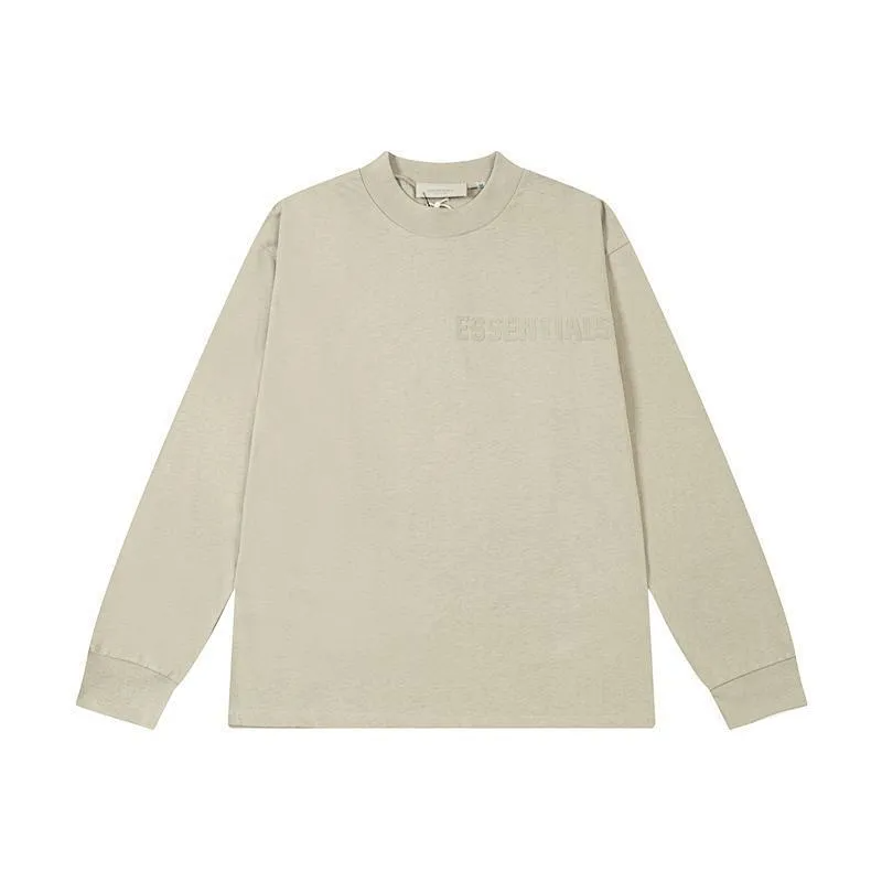 Fear of God Essentials T-Shirts Logo Long-Sleeve T-Shirt — DD-003