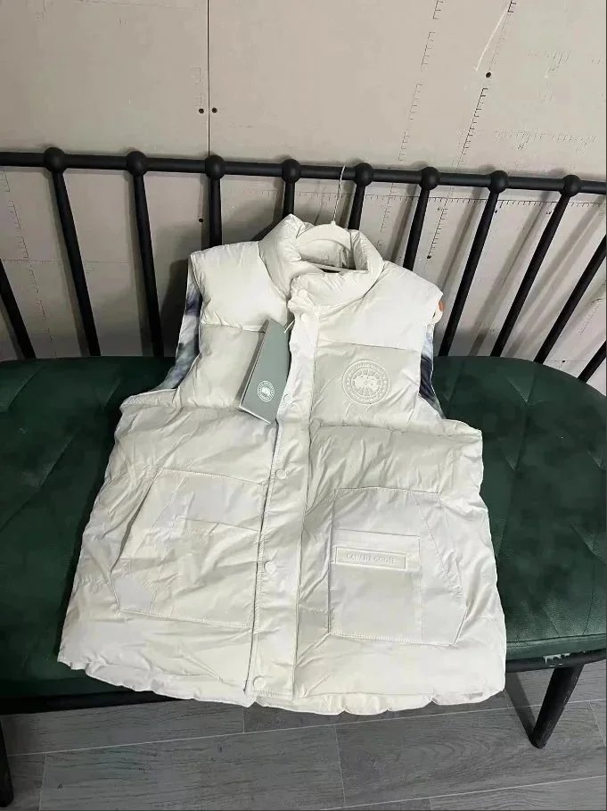 Canada Goose Vests Quilted puffer vest with stand collar and flap pockets — 13