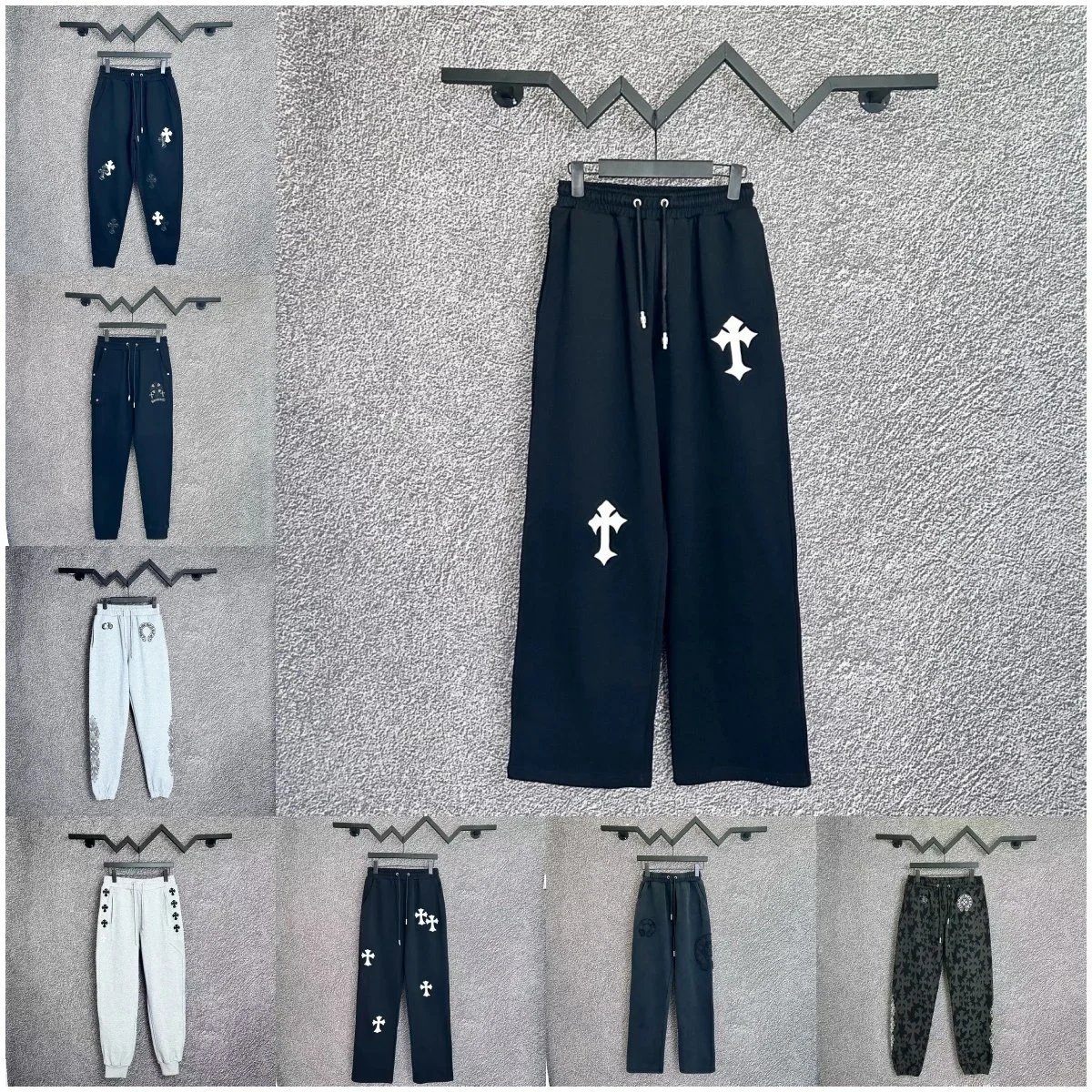 Chrome Hearts Trousers Drawstring Cross Patch image 1