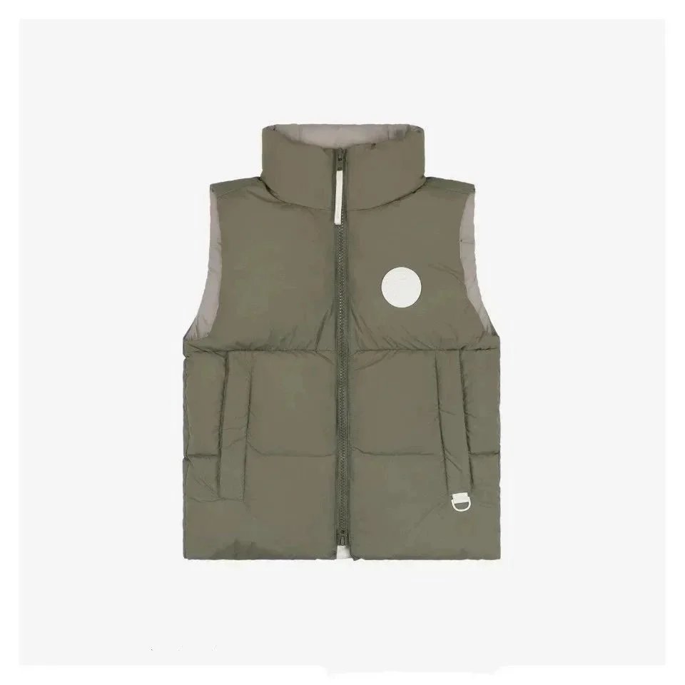 Canada Goose Vests Quilted puffer vest with stand collar and flap pockets — 8