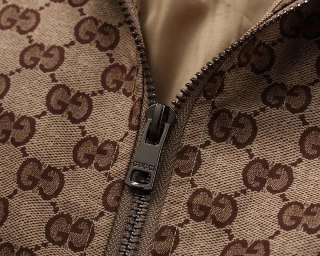 Gucci Jackets Monogram Zip-Up Hooded Jacket product detail image 5
