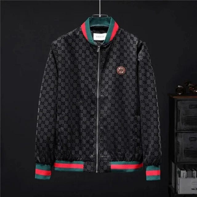 Gucci Jackets Monogram Zip-Up Hooded Jacket product detail image 32