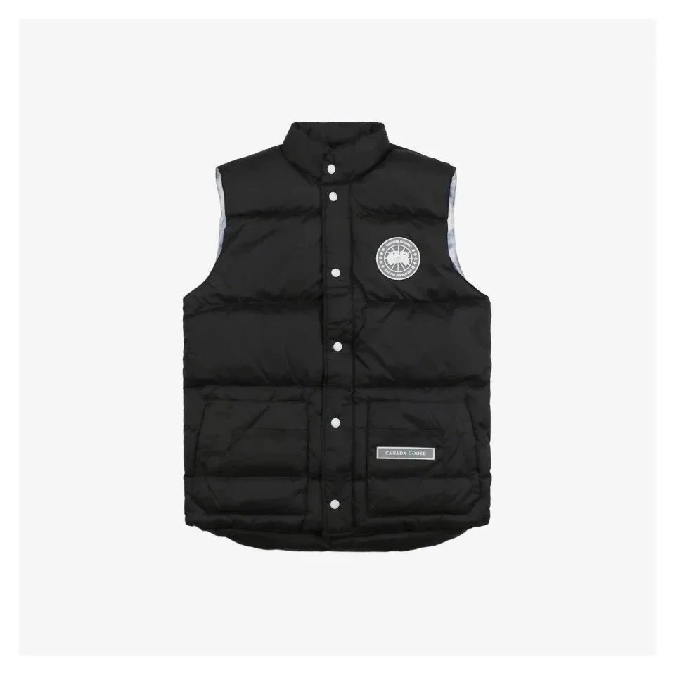 Canada Goose Vests Quilted puffer vest with stand collar and flap pockets — 1