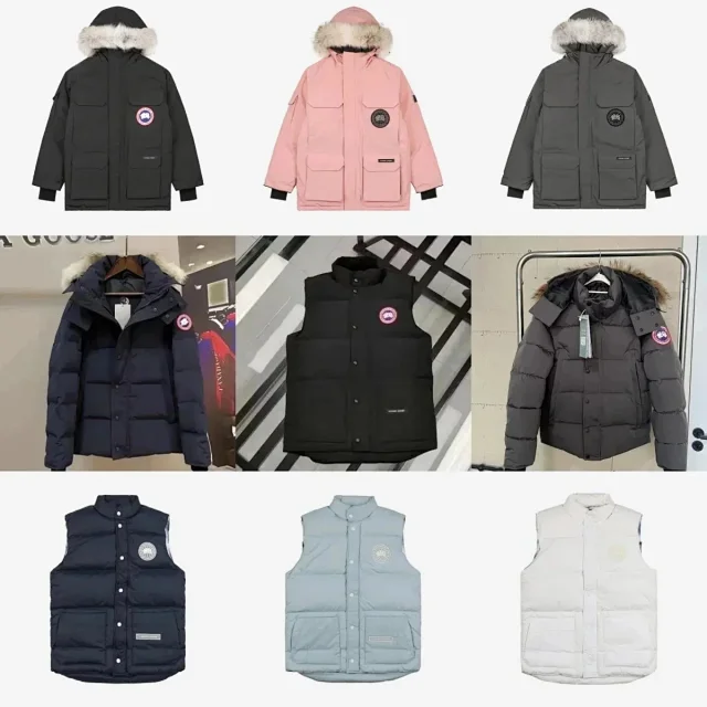 Canada Goose Vests Quilted puffer vest with stand collar and flap pockets product detail image 1