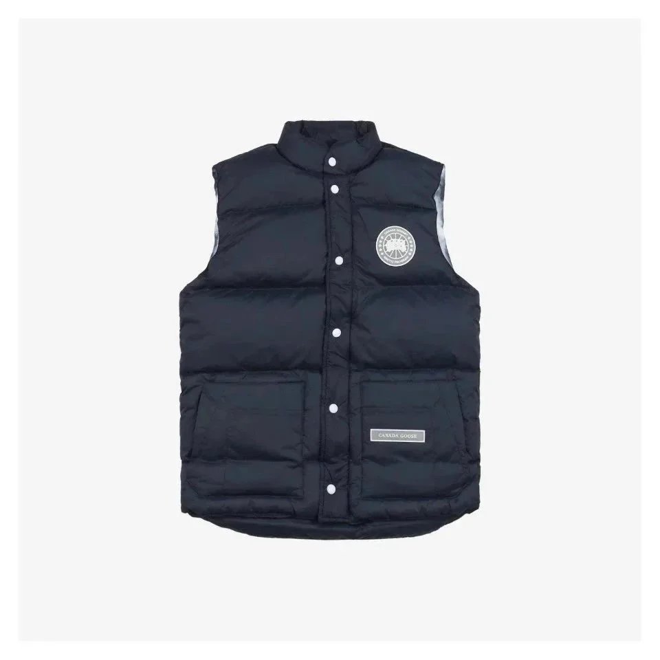 Canada Goose Vests Quilted puffer vest with stand collar and flap pockets — 3