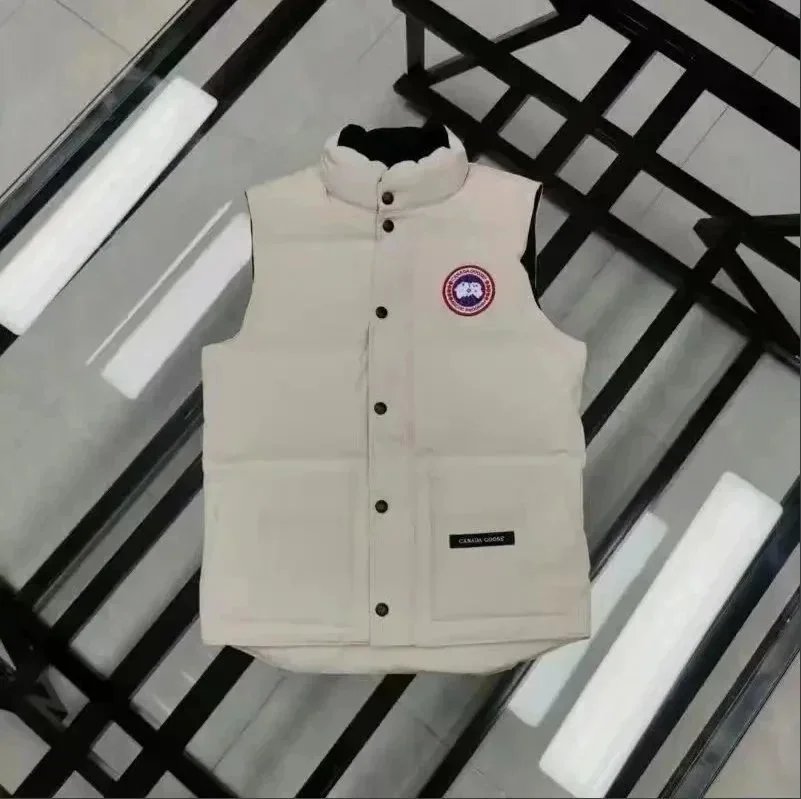 Canada Goose Vests Quilted puffer vest with stand collar and flap pockets — 15