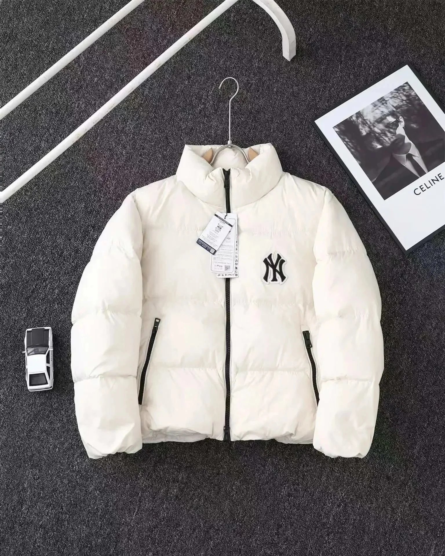 MLB New York Yankees Black Puffer Jacket Down Jacket - 7