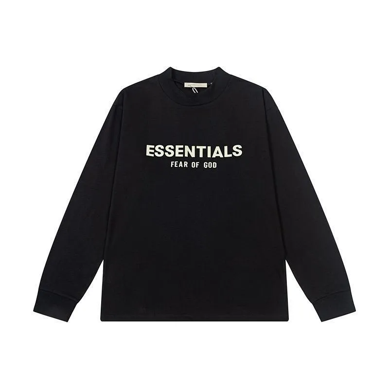 Fear of God Essentials T-Shirts Logo Long-Sleeve T-Shirt — DD-007