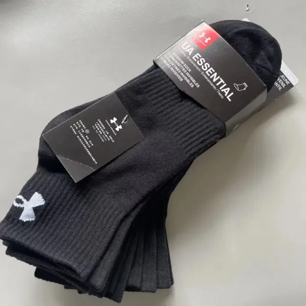 Under Armour UA Essential No-Show Socks Black - 4