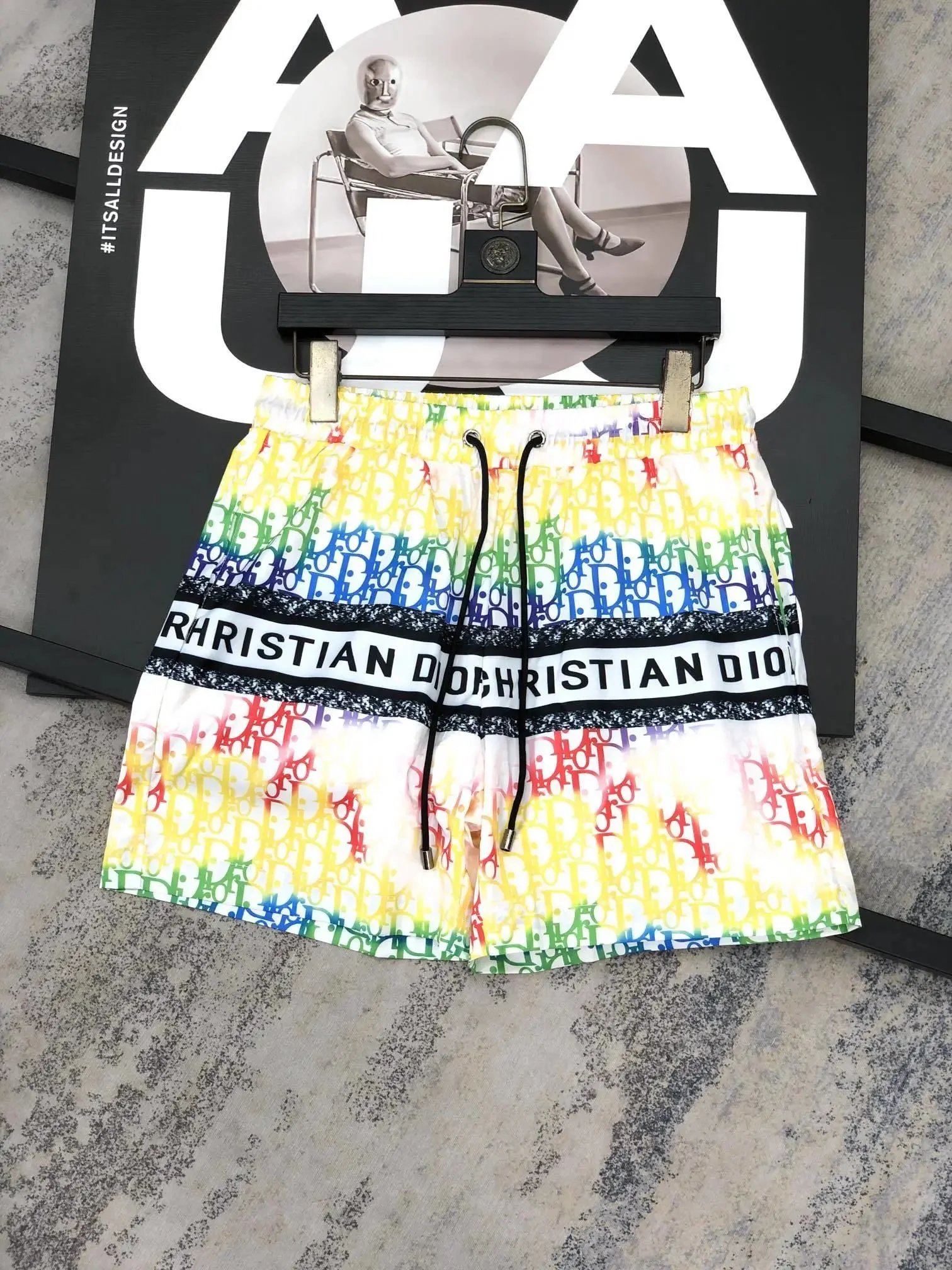 Fendi Shorts Monogram Drawstring — MM018