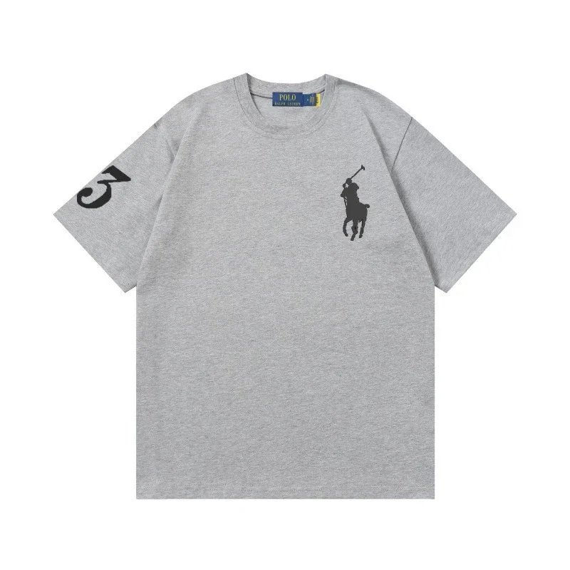Polo Ralph Lauren T-Shirts Big Pony short-sleeve T-shirt with "3" sleeve graphic — YP-003
