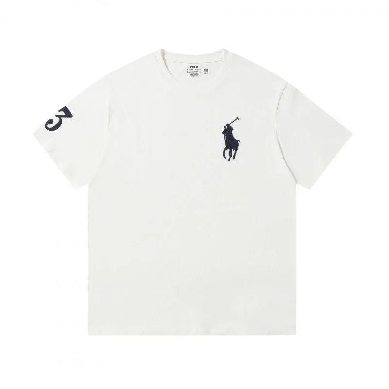 Polo Ralph Lauren T-Shirts Big Pony short-sleeve T-shirt with "3" sleeve graphic — YP-011