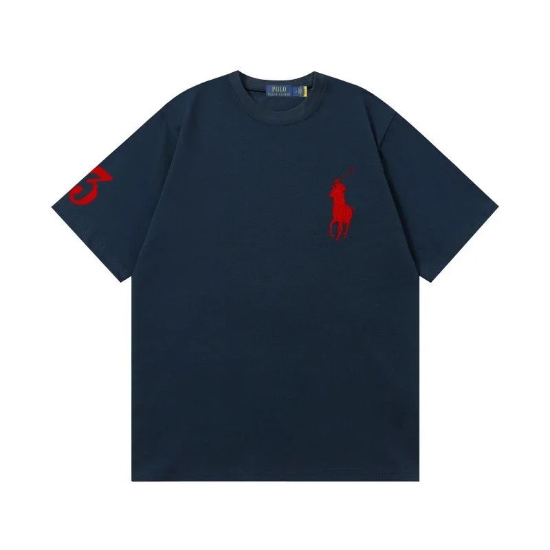 Polo Ralph Lauren T-Shirts Big Pony short-sleeve T-shirt with "3" sleeve graphic — YP-004