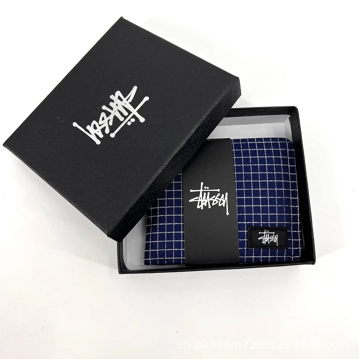 Western Short Plaid Blue Plus Box