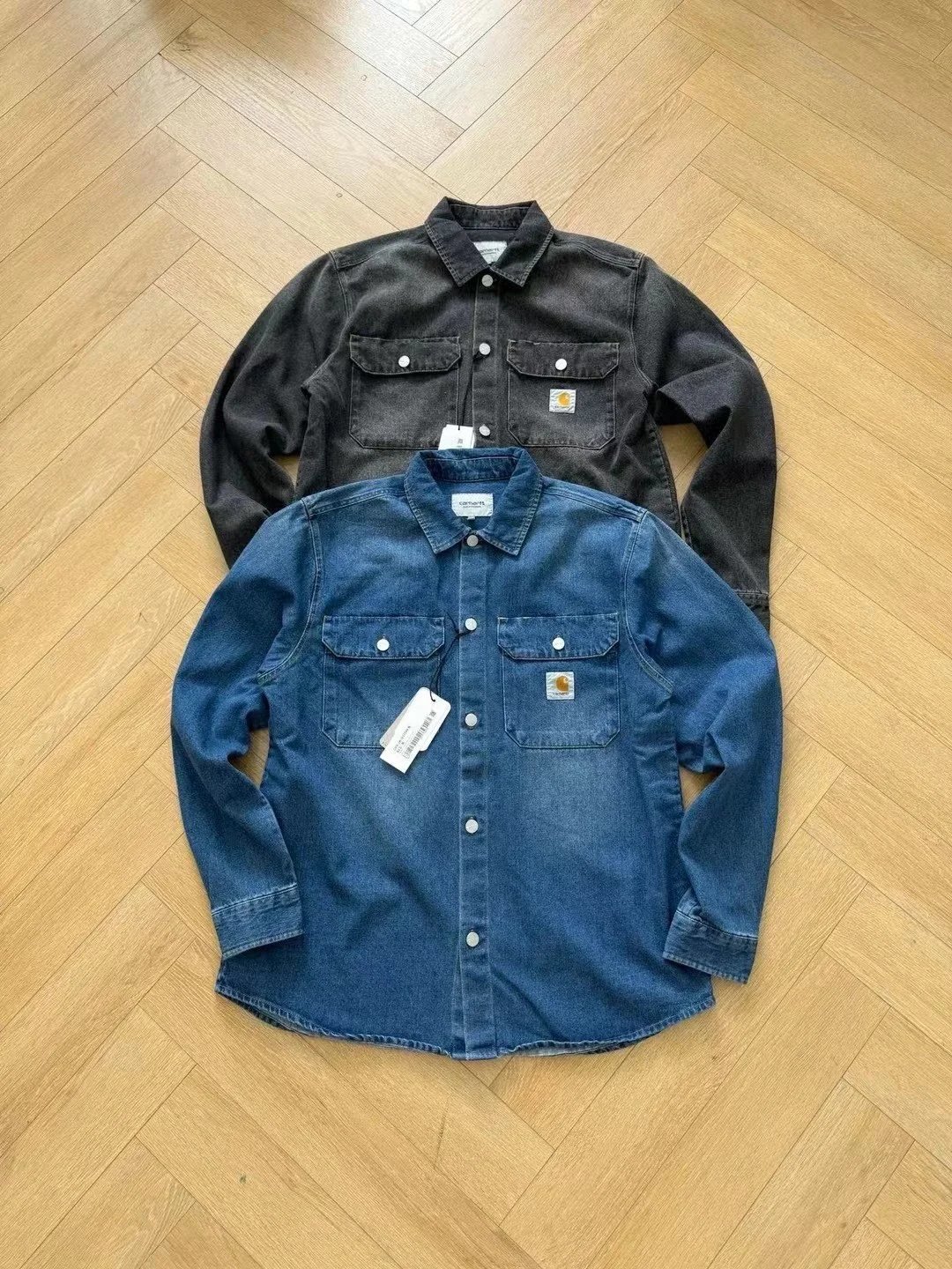 091018Carhartt WIP 24ss秋冬水洗做旧牛仔外套
