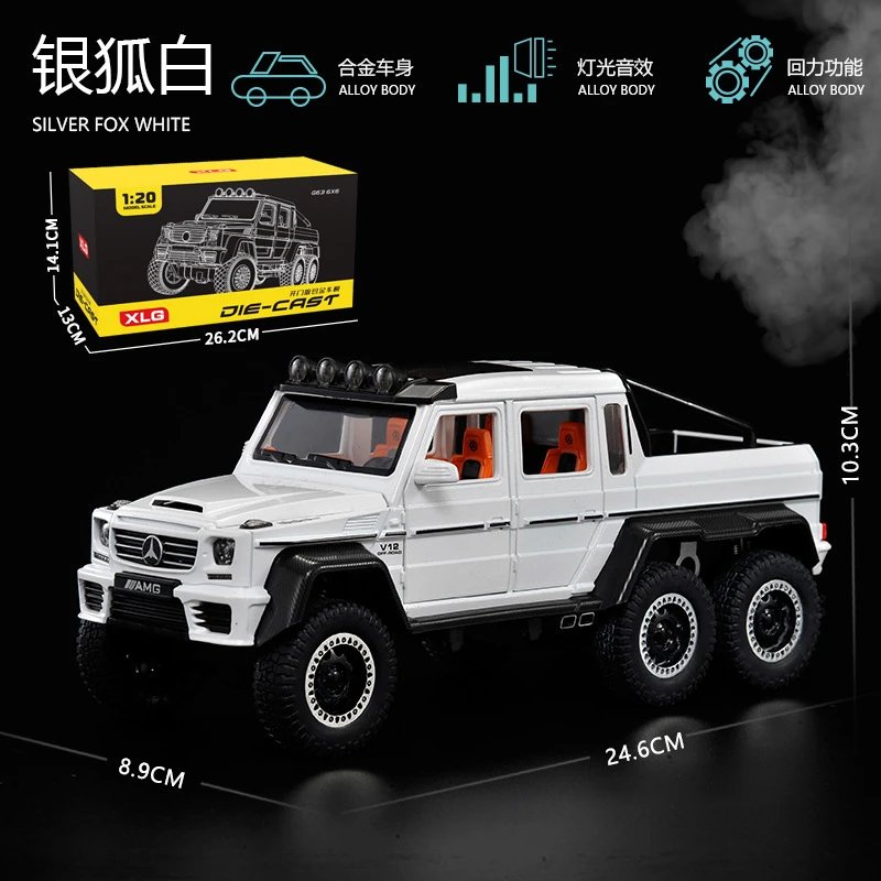 M929R-6-1：20 Big Ben Six Wheels-Box-White