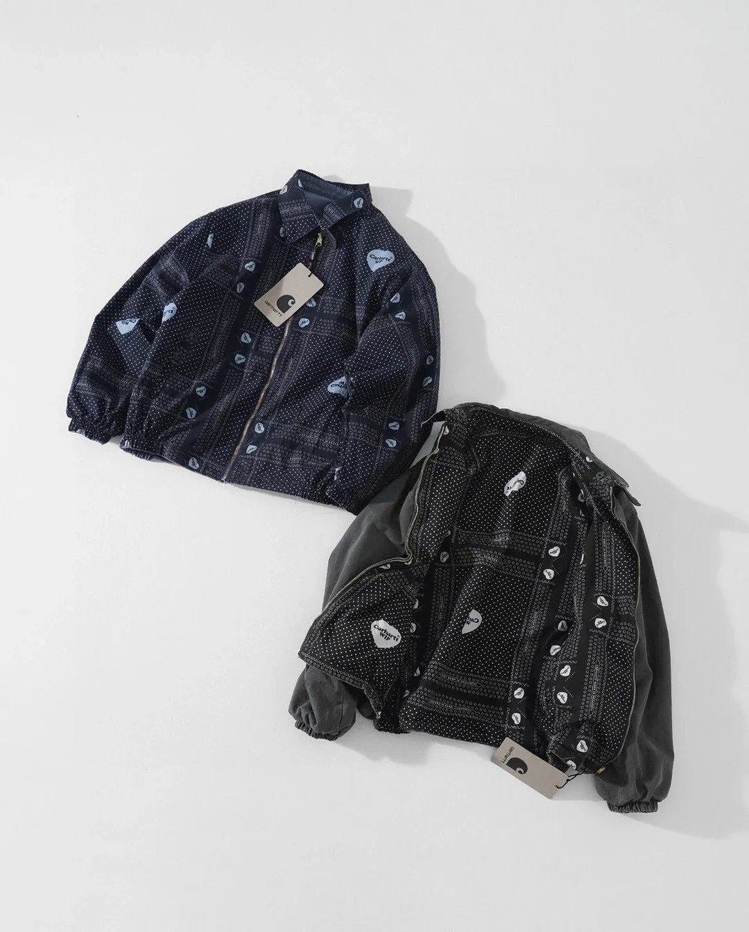Carhartt WIP Heart Logo Print Grid Pattern Jacket — SB001094 listing image